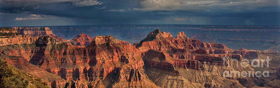 Panoramic North Rim Grand Canyon National Park Arizona Photograph by Dave Welling