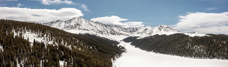 Panoramic of Colorado Mountain  Photograph by John McGraw