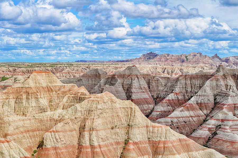 Panoramic Point Badlands Landscape Photograph by Kyle Hanson