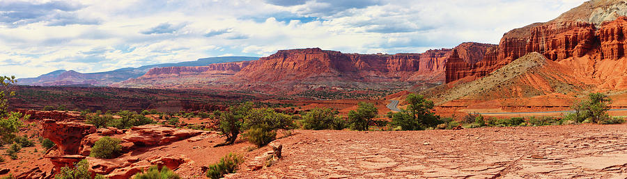 Panoramic Point Capital Reef Photograph by Robert Blandy Jr