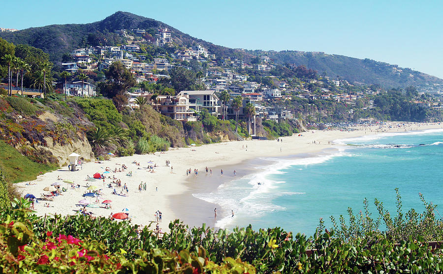 Panoramic Scene of Laguna Beach, CA Photograph by Suzanne Willis - Fine ...