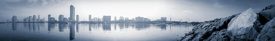 Panoramic Skyline of Manila  Photograph by Arj Munoz