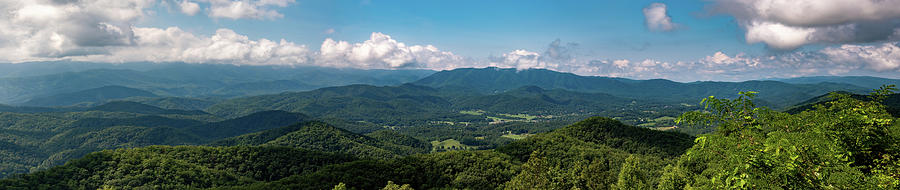 Panoramic Smoky Mountains Photograph by Martina Abreu