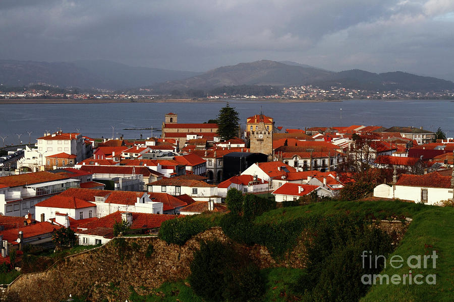 Panoramic View Caminha and River Minho Northern Portugal Photograph by James Brunker