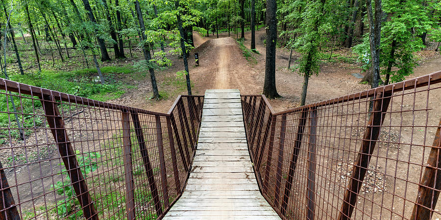 Panoramic View Down The Hub Of The Coler Mountain Bike Preserve Photograph by Gregory Ballos