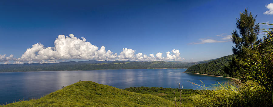 Panoramic view from the mountain in Dingalan Photograph by Chris Dela Cruz