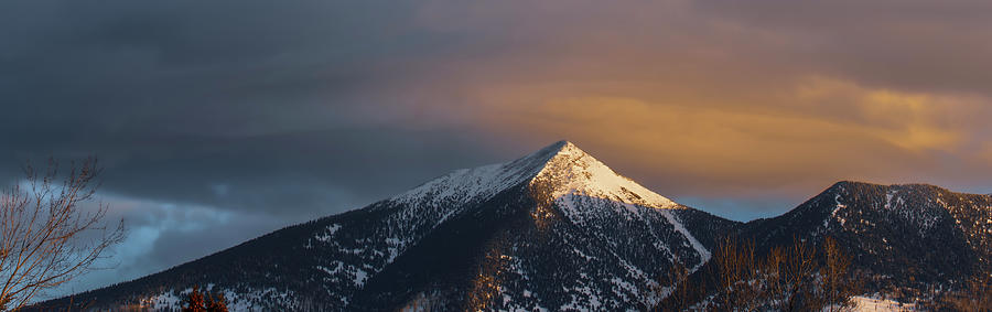 Panoramic View Of Dawn Clouds Over Mountain Photograph by Jim Wilce