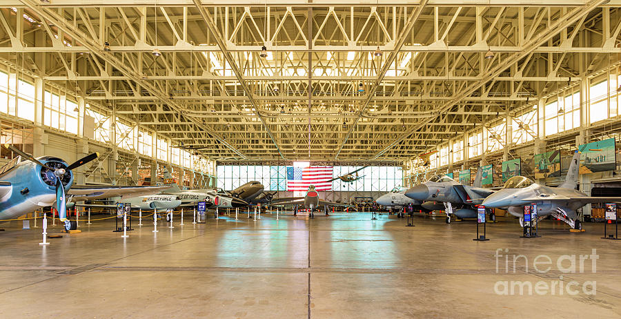 Panoramic View of Hangar 79 and its aircraft on Ford Island Photograph ...