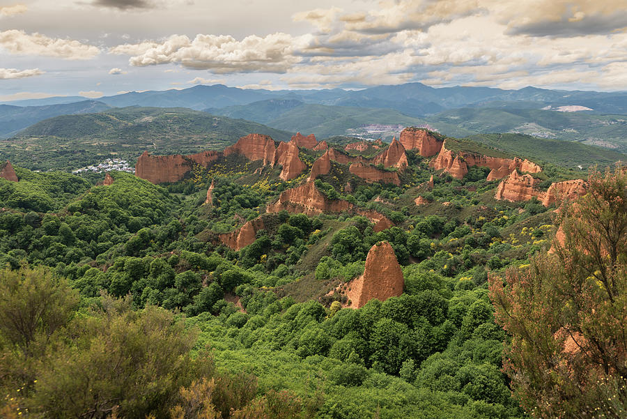 Panoramic view of Las Medulas gold mines Photograph by RicardMN Photography