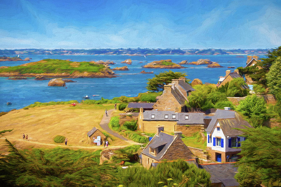 Panoramic view of the Brehat islands, Brittany, France - 12 - Picturesque Edition  Photograph by Jordi Carrio Jamila