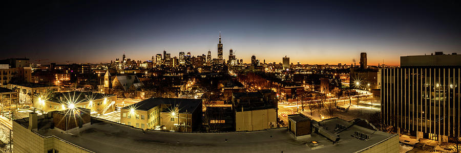Panoramic view of the Chicago Skyline  Photograph by Sven Brogren