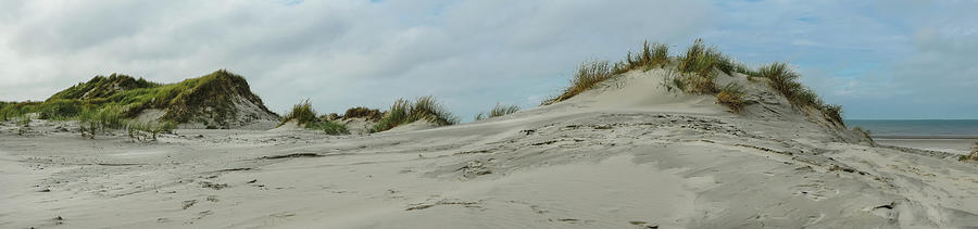 Panoramic view over the dunes of Ameland, Holland Photograph by Tosca Weijers