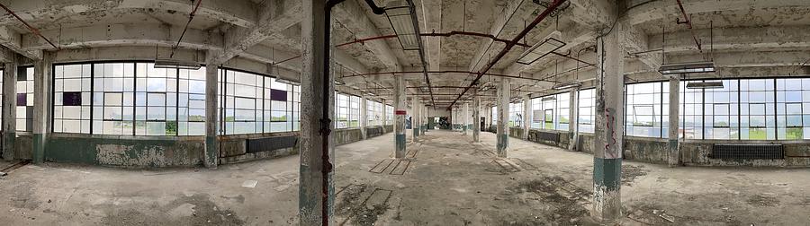 Panoramic warehouse Photograph by Jane Linders