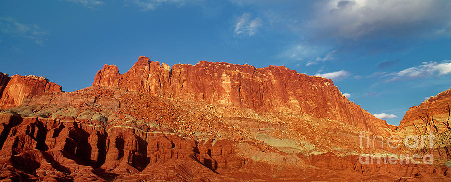 Panoramic Waterpocket Fold Capitol Reef National Park  Photograph by Dave Welling