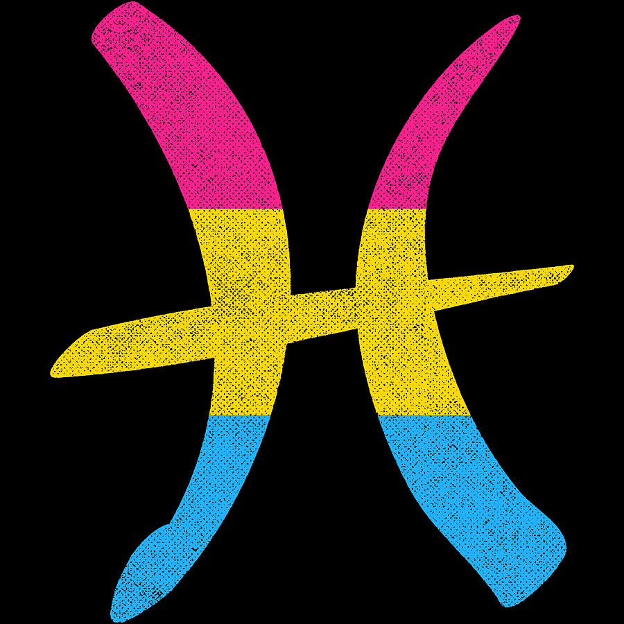 Pansexual Pisces Pride Flag Zodiac Sign Digital Art By Patrick Hiller 8998