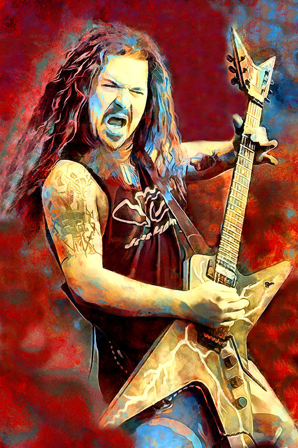 Pantera Dimebag Darrell Tribute Art This Love by James West Digital Art ...