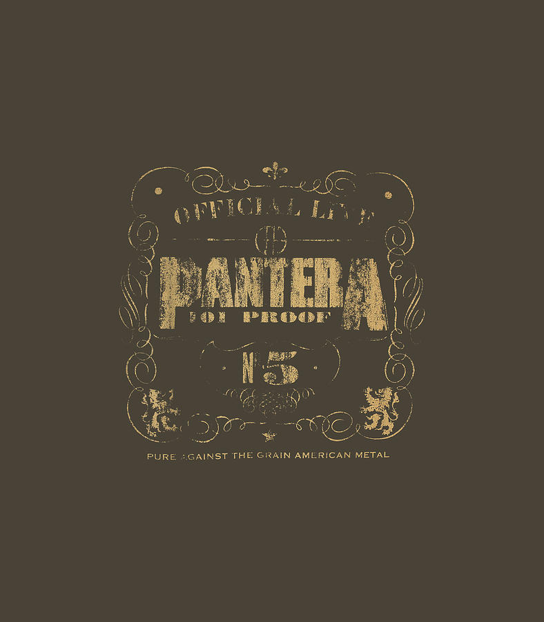 Pantera Official 101 Proof Digital Art by RyanJo CaliMa - Fine Art America