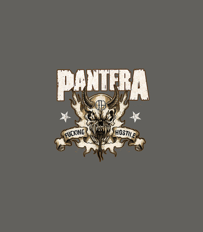 Pantera Official Hostile Skull Digital Art By Siomhz Jaxn - Fine Art 