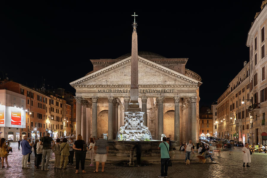 Pantheon at Piazza della Rotonda in Rome Photograph by Artur Bogacki