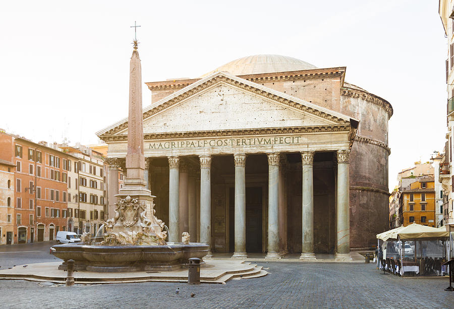 Pantheon in Rome Photograph by Spooh