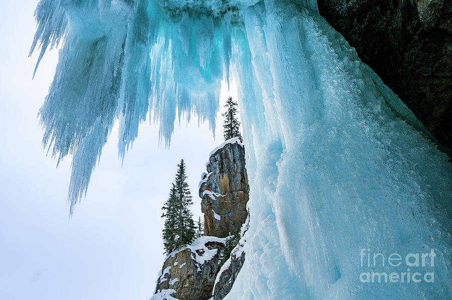 Panther Falls Blue Ice Photograph by Michael Wheatley