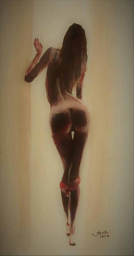 Panties Down Painting by Jarko Aka Lui Grande - Fine Art America