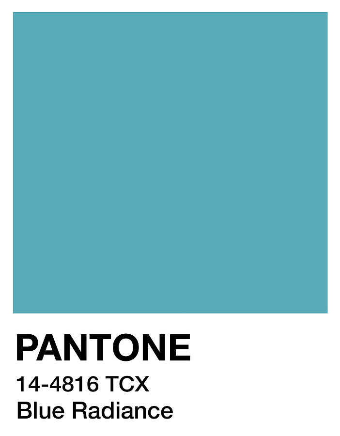 Pantone Blue Radiance blue Painting by Alexander Lauren | Fine Art America