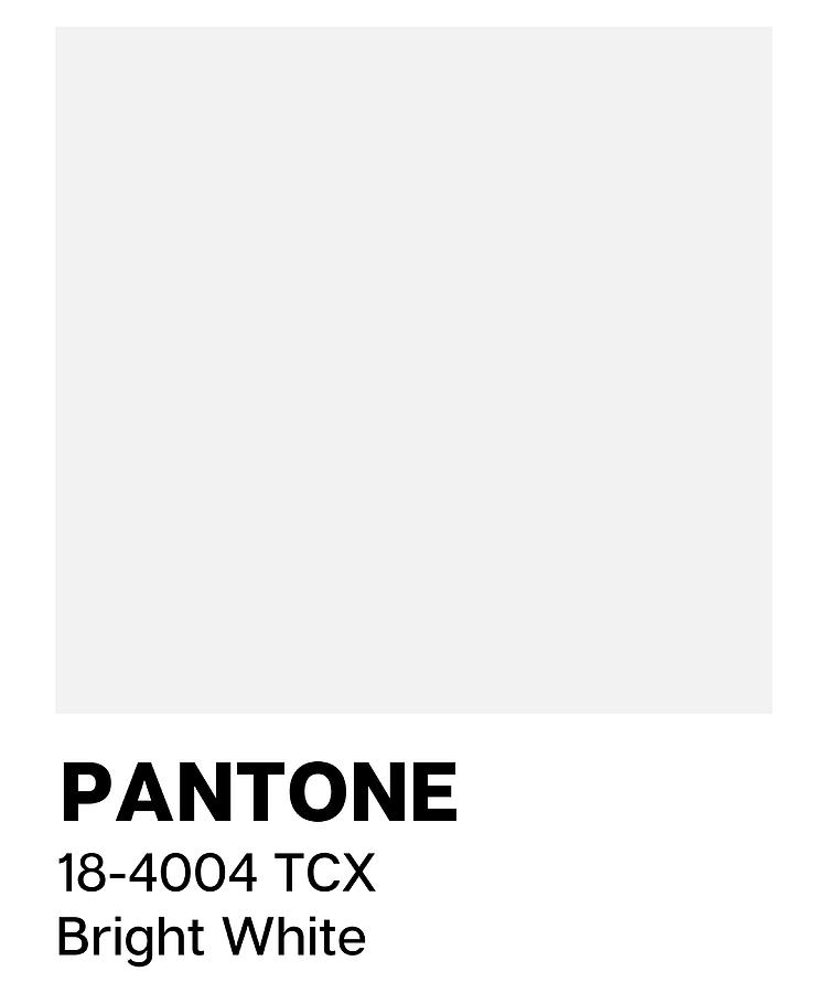 Pantone Bright White Poster Aesthetic Painting By Butler Parker - Fine 