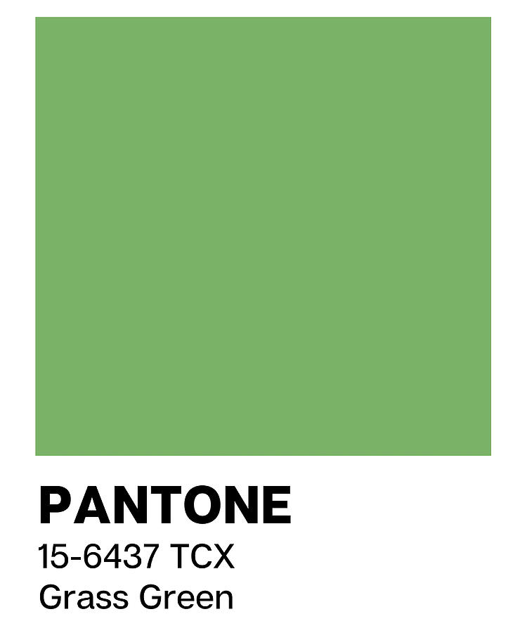 Pantone Grass Green Poster Nostalgia Painting By Patel Clark Pixels