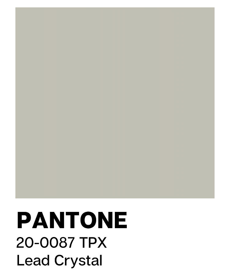 Pantone Lead Crystal Poster aesthetic Painting by Kirsten Phillips - Pixels