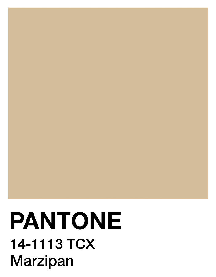 Pantone Marzipan Poster hippie Painting by Patel Clark | Pixels