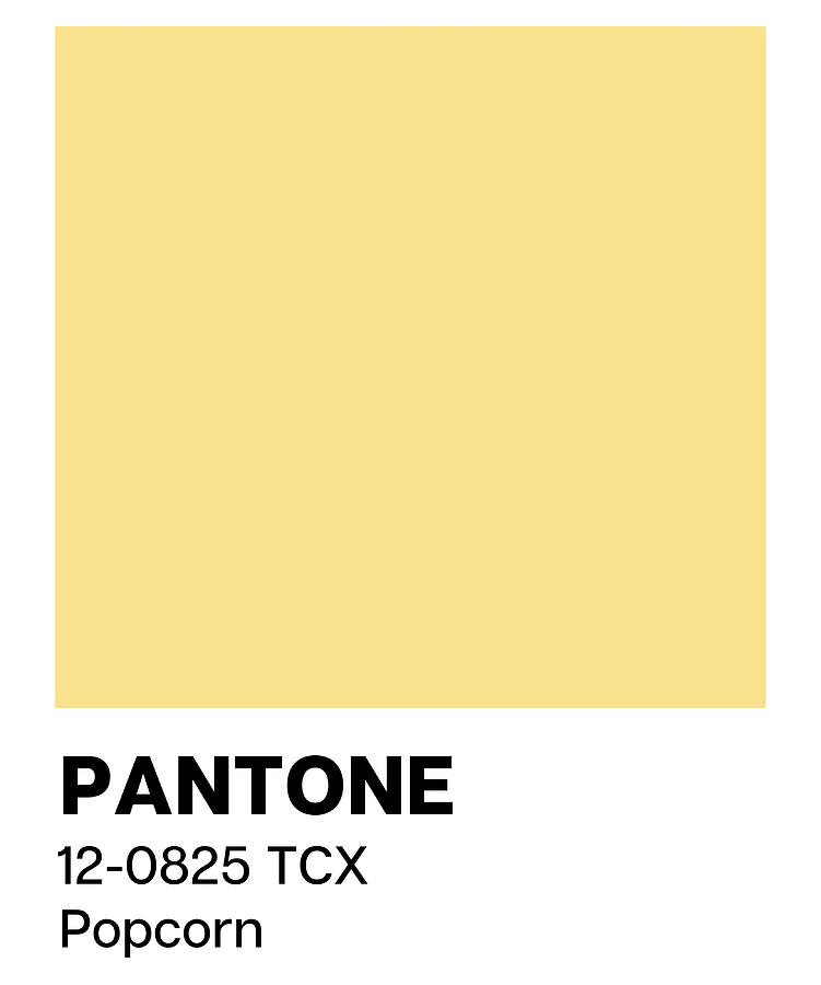 Pantone Popcorn yellow Painting by Lee Jake | Fine Art America