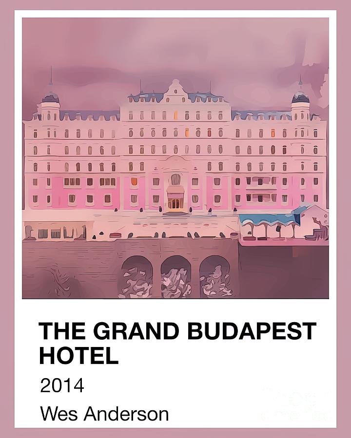 Pantone The Grand Budapest Hotel Painting by Davis Owen | Fine Art America