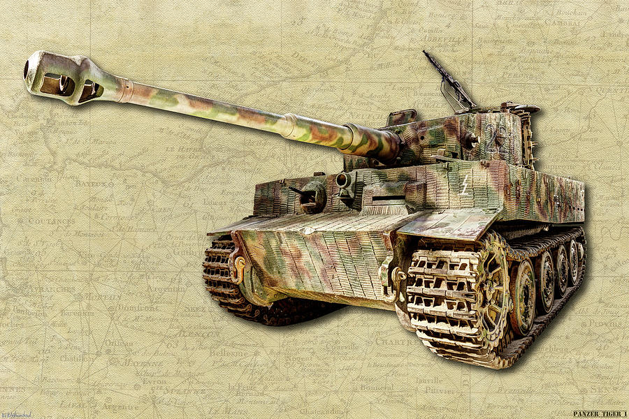 Panzer VI Tiger Canvas Photograph by Weston Westmoreland