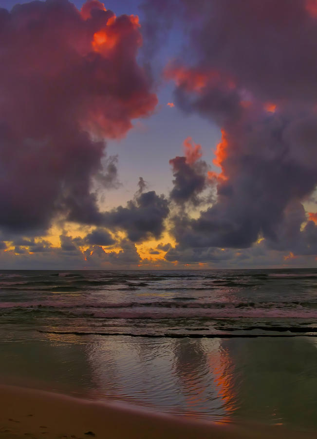 Papa Beach Dawn Reflections Photograph by Stephen Vecchiotti - Pixels