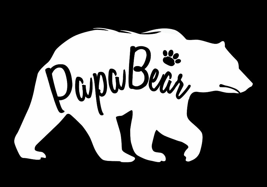 Papa Bear Digital Art by Jeffrey Redoloza - Pixels
