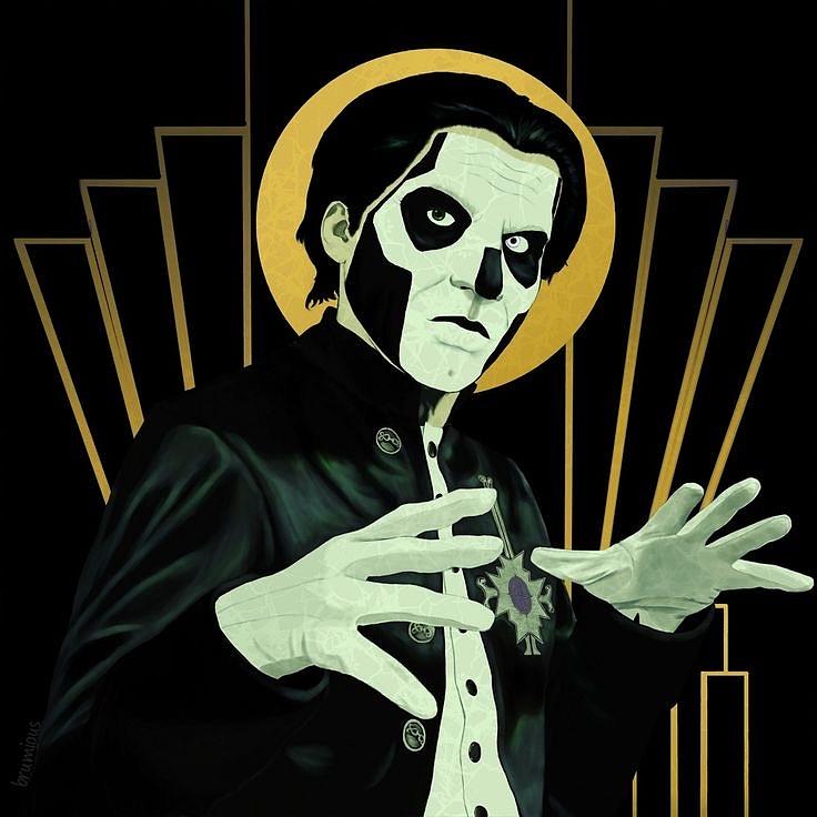 Papa Emeritus III Terzo Digital Art by Joan Faircloth - Fine Art America