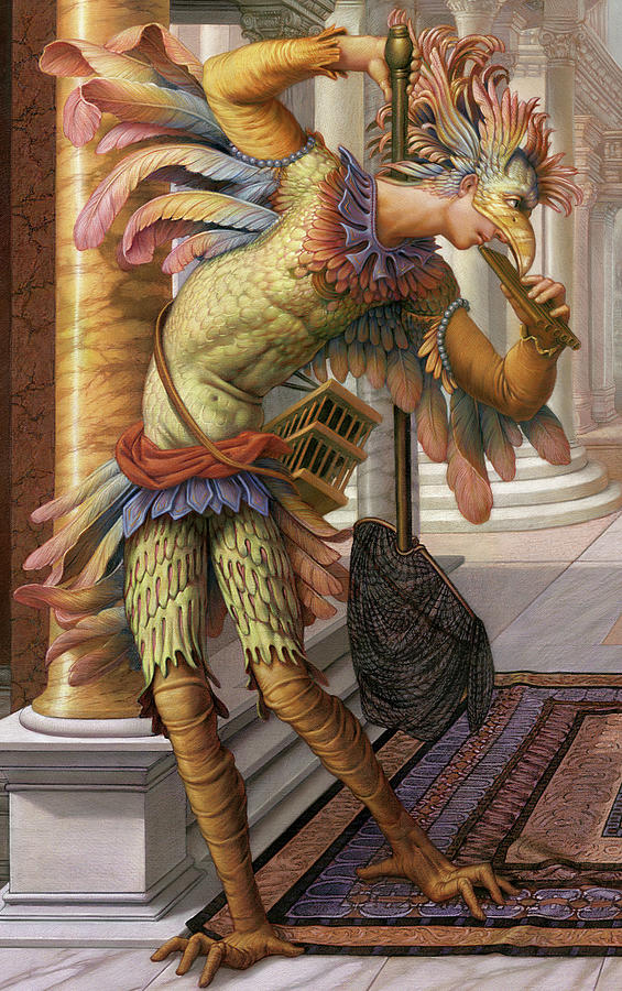 Papageno Painting by Kurt Wenner