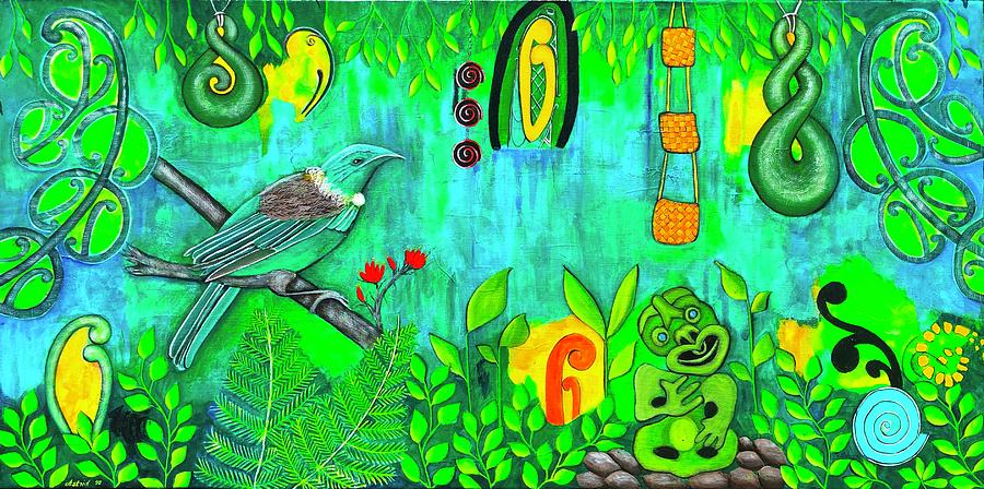 Papatuanuku The Earth Mother Painting by Astrid Rosemergy - Fine Art ...