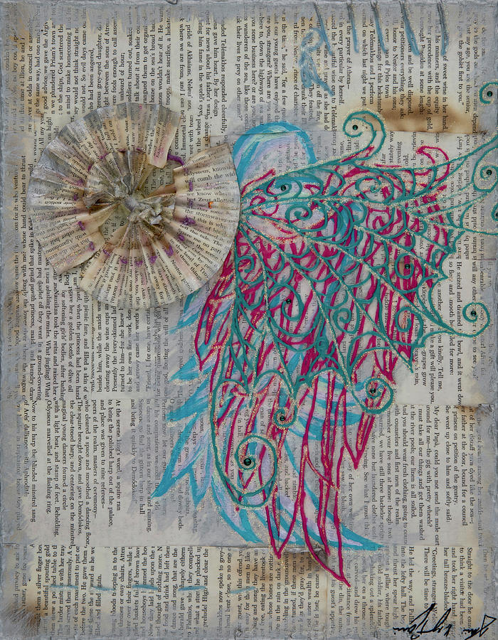 Paper Mixed Media - Paper Dreams by AliciaKay Paper Mixed Media - Paper Dreams by AliciaKay