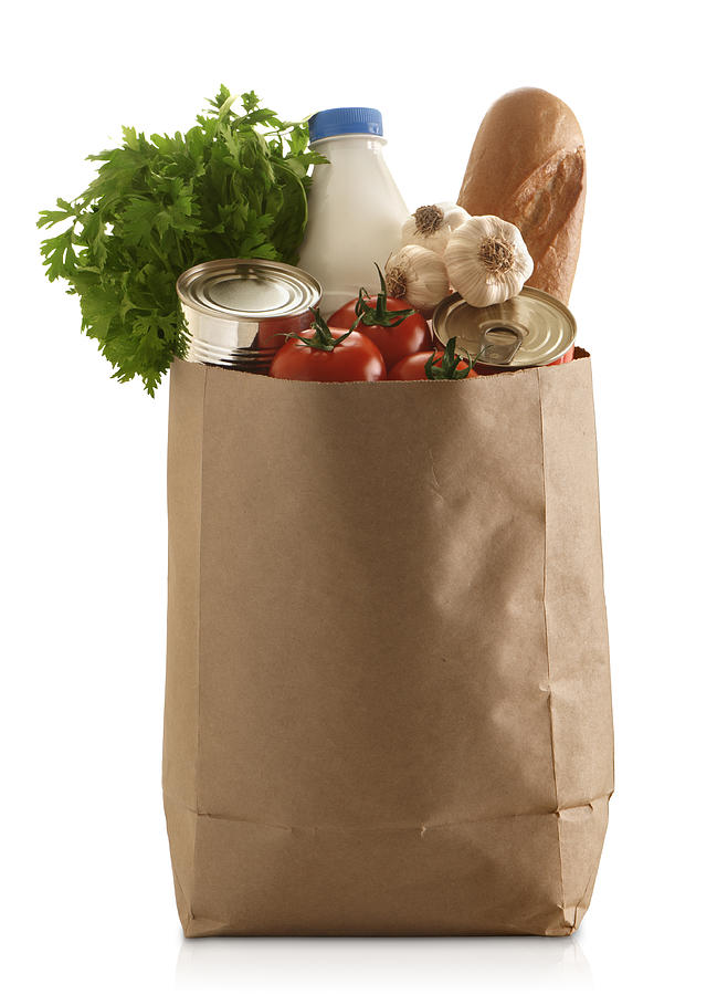 Paper Grocery Bag Photograph by Macida
