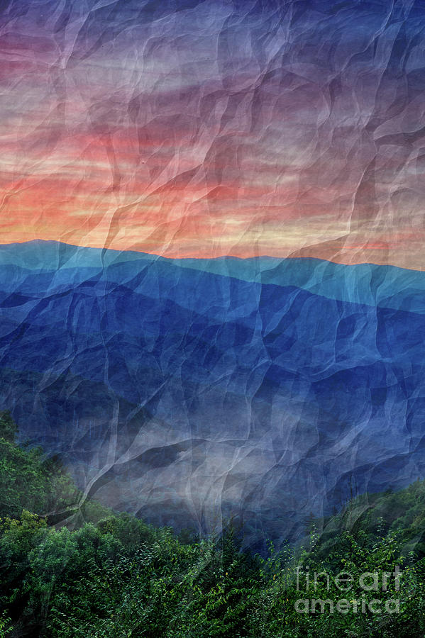 Paper Mountains 2 Digital Art by Phil Perkins