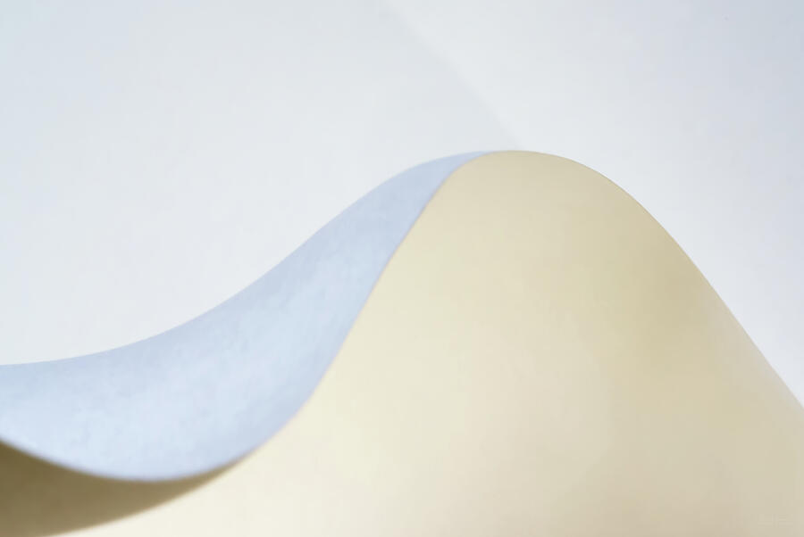 PaperScape #2 - Curvy abstract  Photograph by Peter Herman