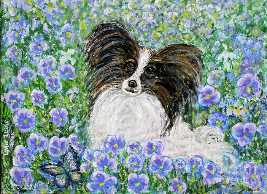 Papillon Fantasy Painting by Lyric Lucas