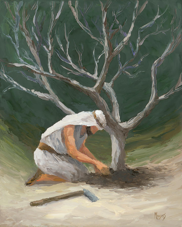 Easter Painting - Parable of the Fig Tree by Mike Moyers