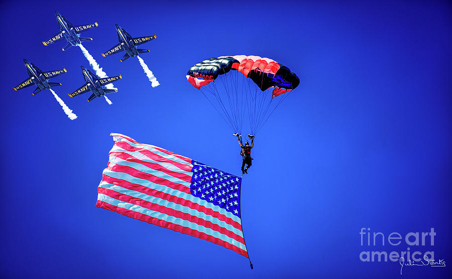 Parachute Man 2 Photograph by Julian Starks