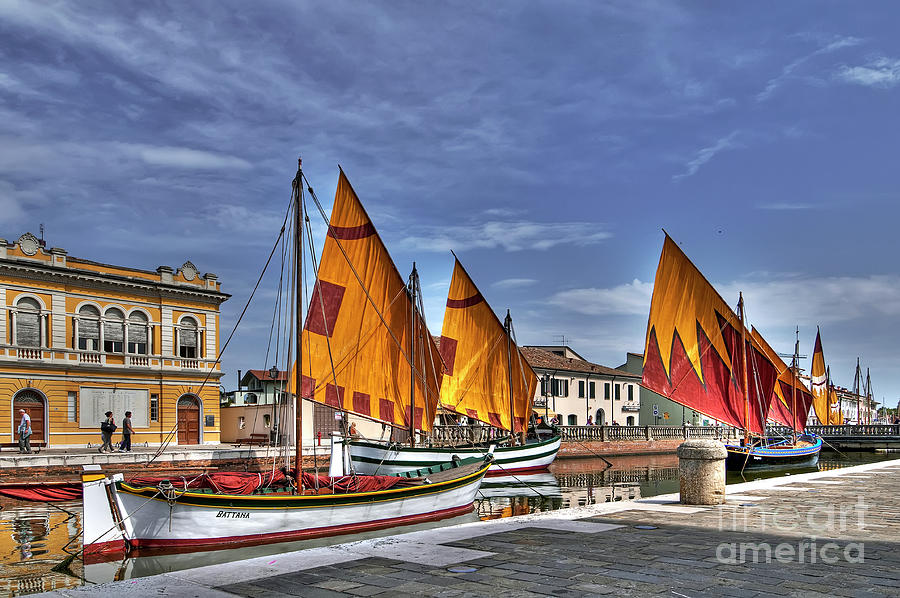 Parade of Old Boats - Cesenatico - Italy Photograph by Paolo Signorini