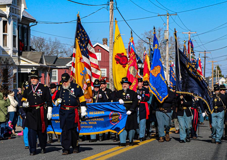 Parade Unit Remembrance Day Gettysburg Photograph by William E Rogers