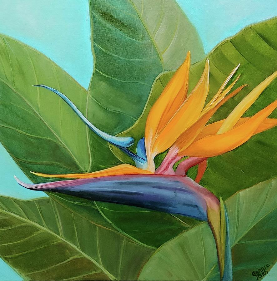Paradise Bloom Painting by Connie Rish
