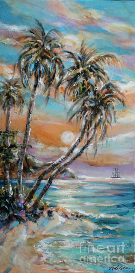 Paradise from the East Painting by Linda Olsen